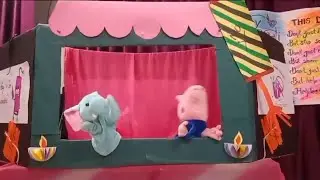 Puppet show | Puppet | Elephant | Peppa Pig #animals #peppapig #elephant #show