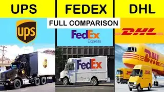 UPS vs FEDEX vs DHL Full Courier Company Comparison Unbiased in Hindi