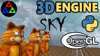 3D Engine in Python. SkyBox, Environment Mapping