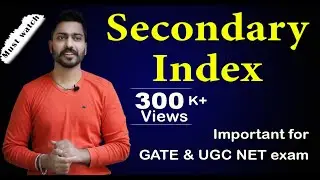 Lec-99: Secondary Index in Database with Example | Multilevel Indexing