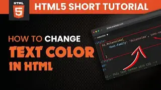 How to change the color of the text in html 2024 | Skill Wave