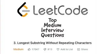 Leetcode Medium - Longest Substring Without Repeating Characters (Kotlin)