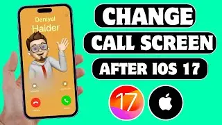 How to change call screen on iOS 17 | iOS 17 call screen change on iPhone (2024)