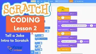 Scratch Coding Lesson 2 | How to make characters talk | Free Beginner Programming Class
