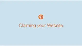 Claim Your Website Event Workshop with the Pinterest team