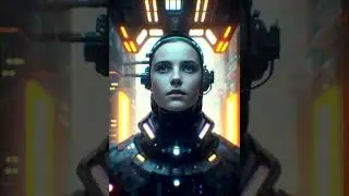 Stable Diffusion video test Cyberpunk girl face DEFORUM