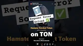 Request Error Unable To Get Account Info Hamster kombat Issue Solution ✅ 