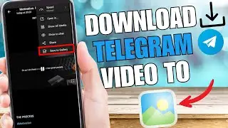 How to Easily Save/ Download Telegram Video to Gallery 2023 | Full Guide