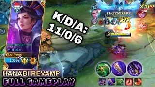 Hanabi Revamp Full Gameplay No Cut No Edit - Mobile Legends Bang Bang