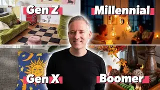 Gen Z vs Millennial vs Gen X vs Boomer PART 2 | Interior Design Trends