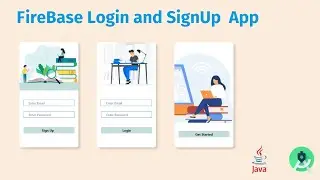 Login And SignUp App using Firebase as Backend  (Android Studio 2020) 