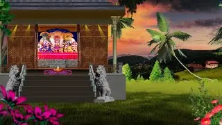 Lord Jagannath with Nature Background Video Effects || Sri Jagannath Loop Video 