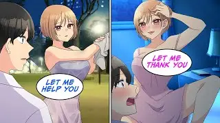 [Manga Dub] Lending a bath to a homeless woman and finding out she's actually... [RomCom]