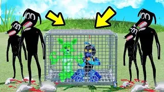 ANIMATRONICS PODEM FUGIR DA FAMILIA CARTOON DOGs? | GTA V Five Nights at Freddy's