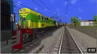 Indian Railways Diesel Engine Locomotive Parade |  MSTS Open Rail  Train Simulator