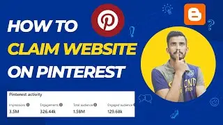 How To Claim Your Website or Verify Domain On Pinterest | Pinterest SEO 2023 | Pinterest Tutorial