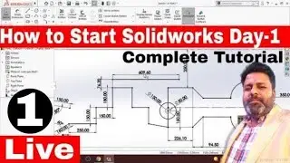 Solidworks 2022 Step By Step Complete Training For Beginners In Hindi | Solidworks Day-1 part 1