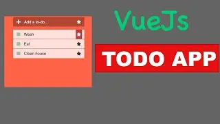 Vuejs - Build Basic TODO App With Nice Animation