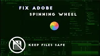 How to fix adobe not responding and files are maintained