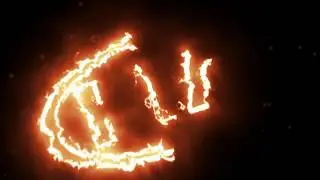 AE: Burning Fire Logo With 100% free plug in | After Effects Logo Reveal