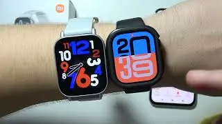 Redmi Watch 5 Active vs Apple Watch Series 10 - Screen Brightness Comparison