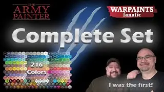 The Army Painter Fanatic Complete Set - Full Coverage test of the 162 acrylic colors