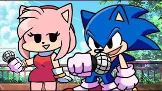Sonic  & Amy - Notice me (Friday Night Funkin Sonic Edition)
