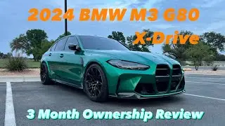 2024 BMW M3 G80: 3 Month ownership review. Mods and what it’s like to drive day to day. #bmw #m3