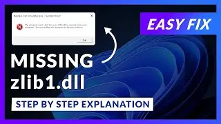 zlib1.dll Error Windows 11 | 2x FIX | 2023