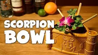 Scorpion Bowl - How to Make the Famous 1941 Tiki Punch (Smuggler's Cove Version)