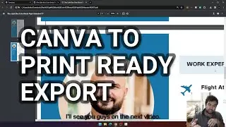 How to Print or Export Print-Ready Design in Canva 🖨️ Canva Printing Guide