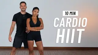 10 MIN CARDIO HIIT WORKOUT - ALL STANDING - Full Body, No Equipment, No Repeats
