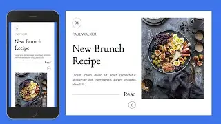 Creative Responsive Food Recipe Card Design Using HTML And CSS | No Media Queries Only CSS FlexBox