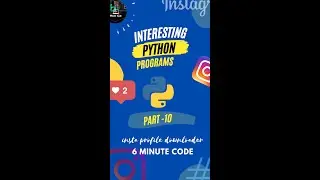 Download Instagram profile picture using python Part 10 