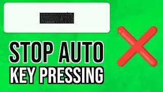 How to STOP AUTO KEY PRESSING | Disable Built-In Laptop Keyboard Permanently 2024 | Windows 10, 11