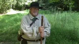 Shooting the 40 caliber Flintlock Rifle