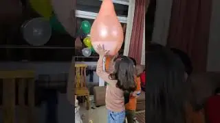 Birthday  Balloon popping 😱😱😱 