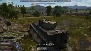 War Thunder - Tiger tank shoots down airplane