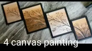 4 canvas painting