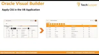 Beautify the Application using CSS in Oracle Visual Builder