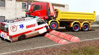 Trucks vs Speed Bumps #36 | BeamNG.DRIVE