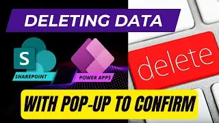 How to Delete SharePoint Items with Confirmation Popup in Power Apps | Beginner Tutorial