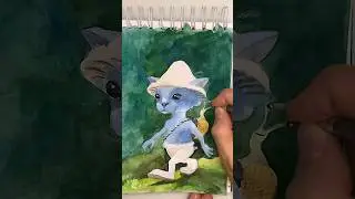 My version of the SMURF CAT 🩵 Моя версия smurf кота 👌🏻