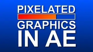 Pixelated Graphics (16-bit mosaic effect) - Adobe After Effects Tutorial