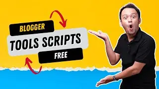 How to make TOOLS WEBSITE on Blogger | Get Free Tools