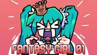 FNF : Song Fantasy Girl 01 - Hatsune Miku [ Friday Night Funkin ] [ HARD ] [ MOD]