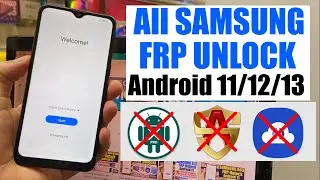 New Method!!! All Samsung Android 11/12/13, Remove Google Account, Bypass FRP