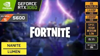 FORTNITE - RTX 3060 - R5 5600