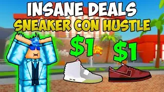 Getting INSANE Deals In Sneaker Resell Simulator! Sneaker Con Hustle #1 (Roblox)