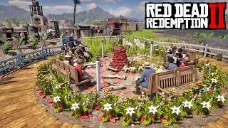 L'ÎLE DE LA SECTE SATANIQUE !  RED DEAD REDEMPTION 2